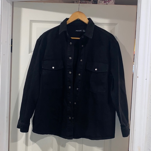 Nasty Gal denim jacket. Size 2 - Picture 1 of 4
